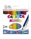 Astuccio 24 matite acquerellabili colori assortiti Carioca
