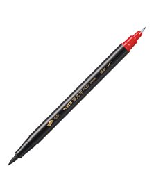 Penna a doppia punta per disegnare e illustrare inchiostro nero Pentel