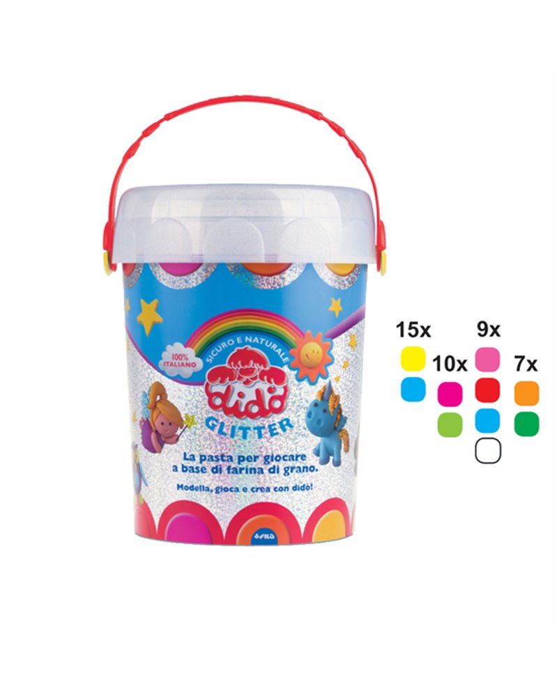 Vaso 100 salsicciotti DidO' Glitter 50gr Vaso 100 salsicciotti DidO' Glitter 50gr