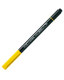 Pennarello a 2 punte AQUA BRUSH DUO giallo limone LYRA