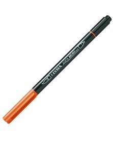 Pennarello a 2 punte AQUA BRUSH DUO arancio LYRA