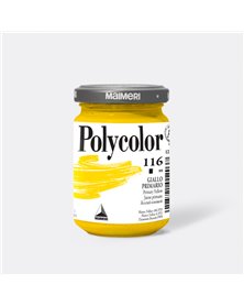 Colore vinilico Polycolor vasetto 140 ml giallo primario Maimeri