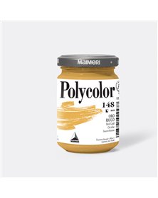 Colore vinilico Polycolor vasetto 140 ml oro ricco Maimeri