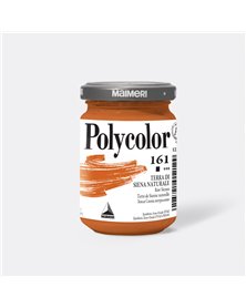 Colore vinilico Polycolor vasetto 140 ml terra di Siena naturale Maimeri