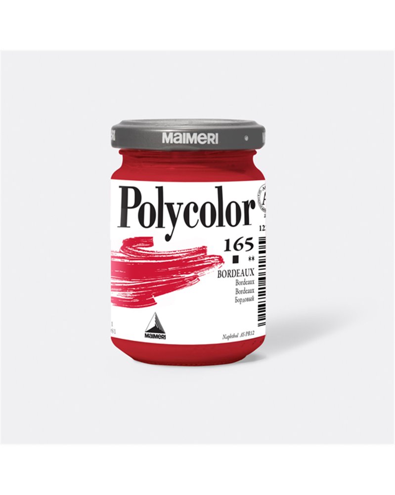 Colore vinilico Polycolor vasetto 140 ml carminio Maimeri