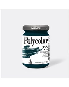 Colore vinilico Polycolor vasetto 140 ml blu Marina Maimeri
