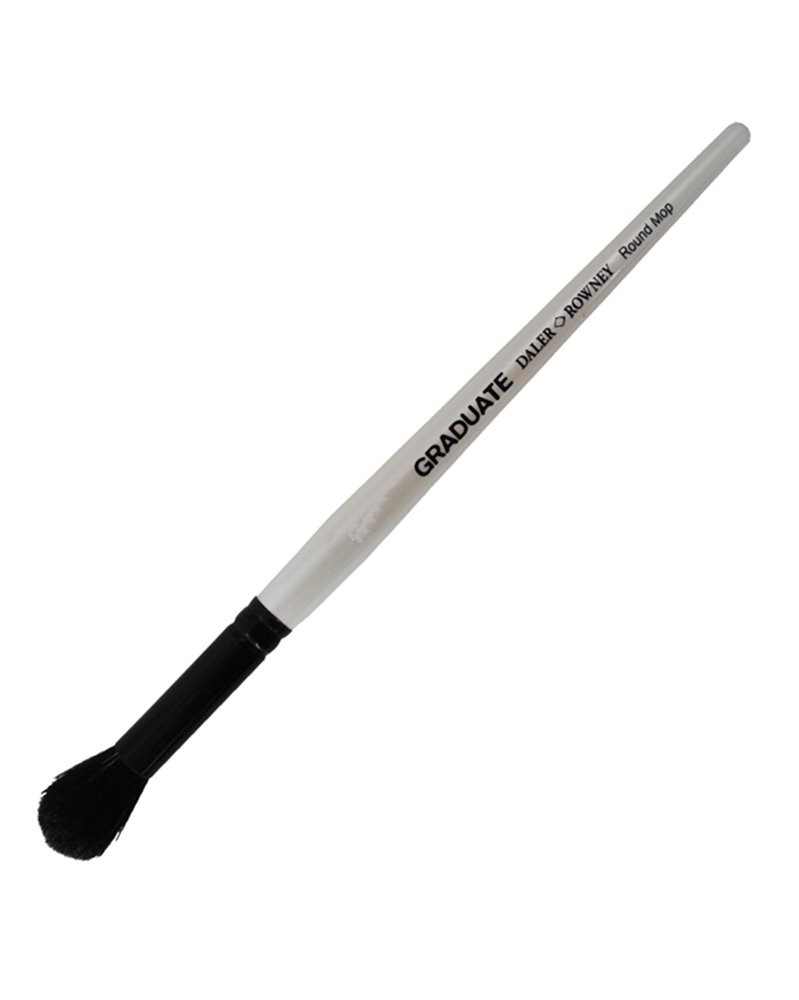 Pennello pelo capra scuro bombasino Graduate n.3/4 manico corto Daler Rowney