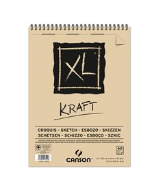 Album spiralato lato corto XL KRAFT A3 60 fg. 90 gr. Canson