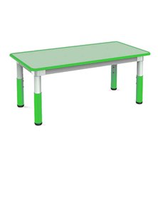 Tavolo telescopico 120x60x46cm H46/58cm verde CWR