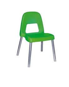 Sedia per bambini Piuma H31cm verde CWR