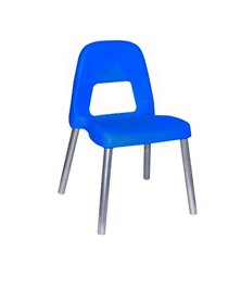 Sedia per bambini Piuma H31cm blu CWR