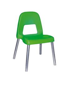 Sedia per bambini Piuma H35cm verde CWR