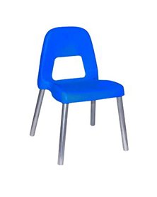 Sedia per bambini Piuma H35cm blu CWR
