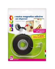 Nastro adesivo magnetico 19mmx7mt con dispenser CWR