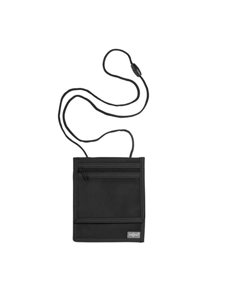 Portadocumenti da collo XL Nero Basic Portadocumenti da collo XL Nero Basic