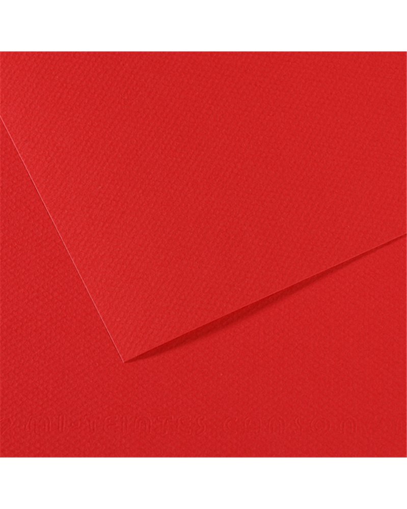Foglio MI-TEINTES A4 cm 160 gr. 505 rosso vivo