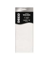 Busta 5 fogli carta velina 20gr 50x76cm bianco CWR