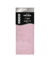 Busta 5 fogli carta velina 20gr 50x76cm rosa CWR