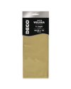 Busta 5 fogli carta velina 20gr 50x76cm oro perlescente CWR