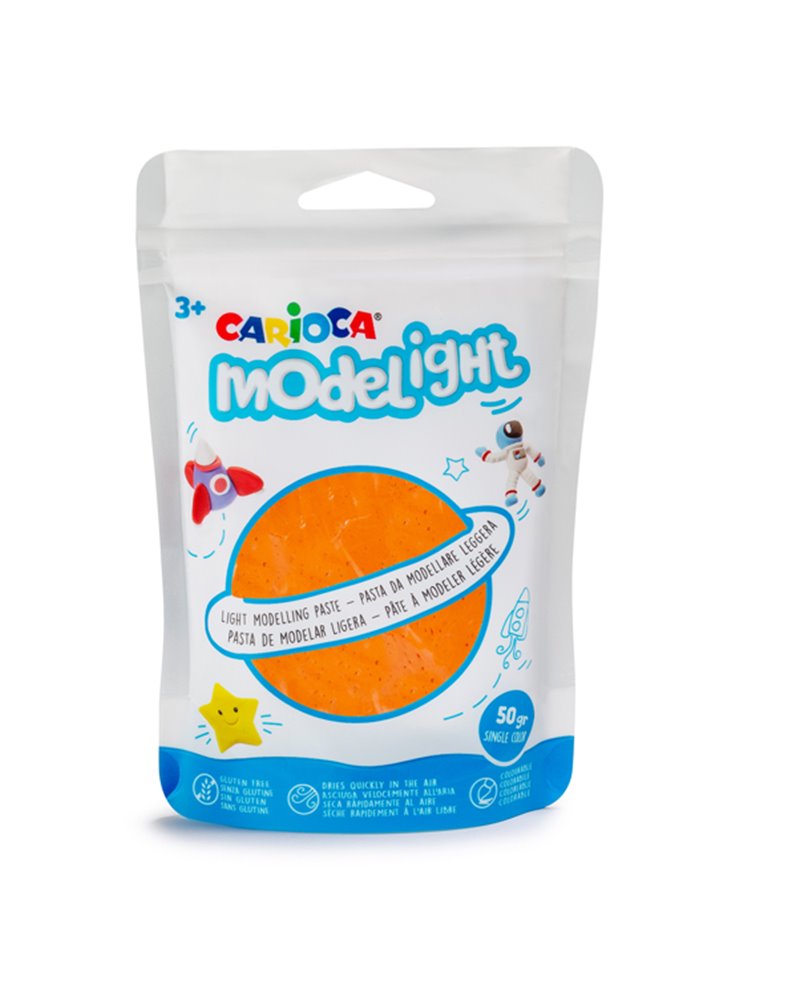 Confezione 12 colori 50 gr Model Light Carioca