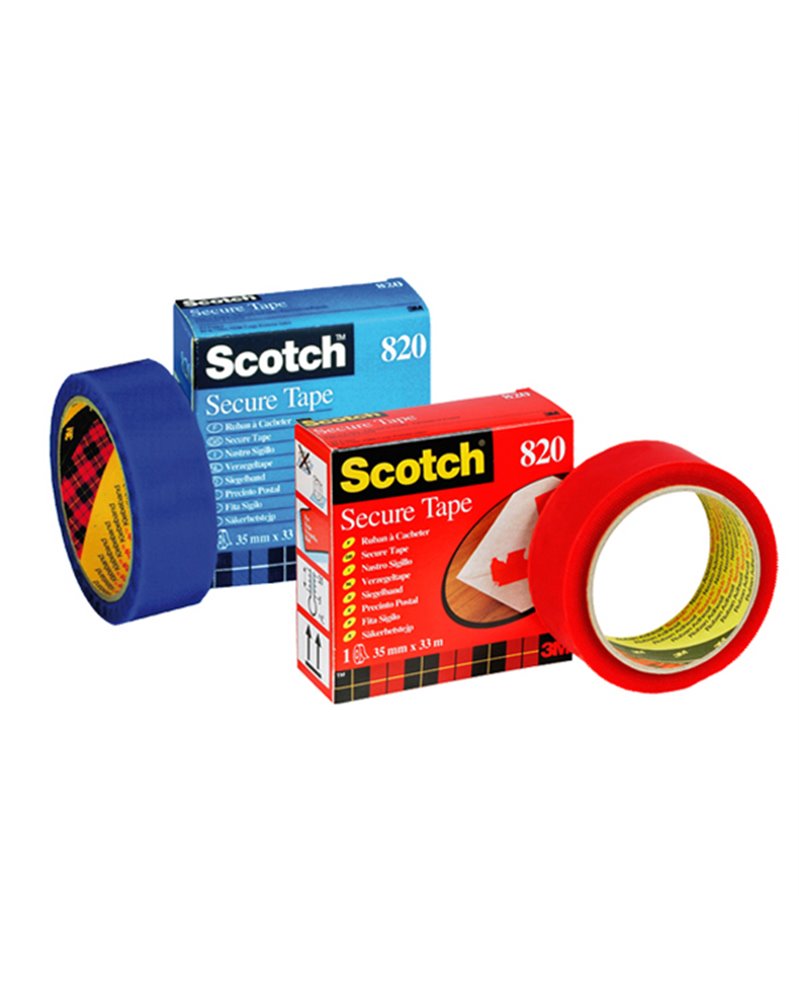 NASTRO ANTIEFFRAZIONE BLU ScotchÂ® 820-3533-S 35MMX33MT 3M