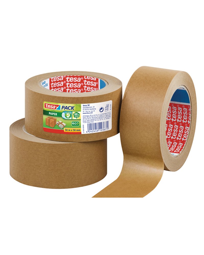 NASTRO ADESIVO 50MTX50MM IN CARTA DA IMBALLO ECOLOGO TESA