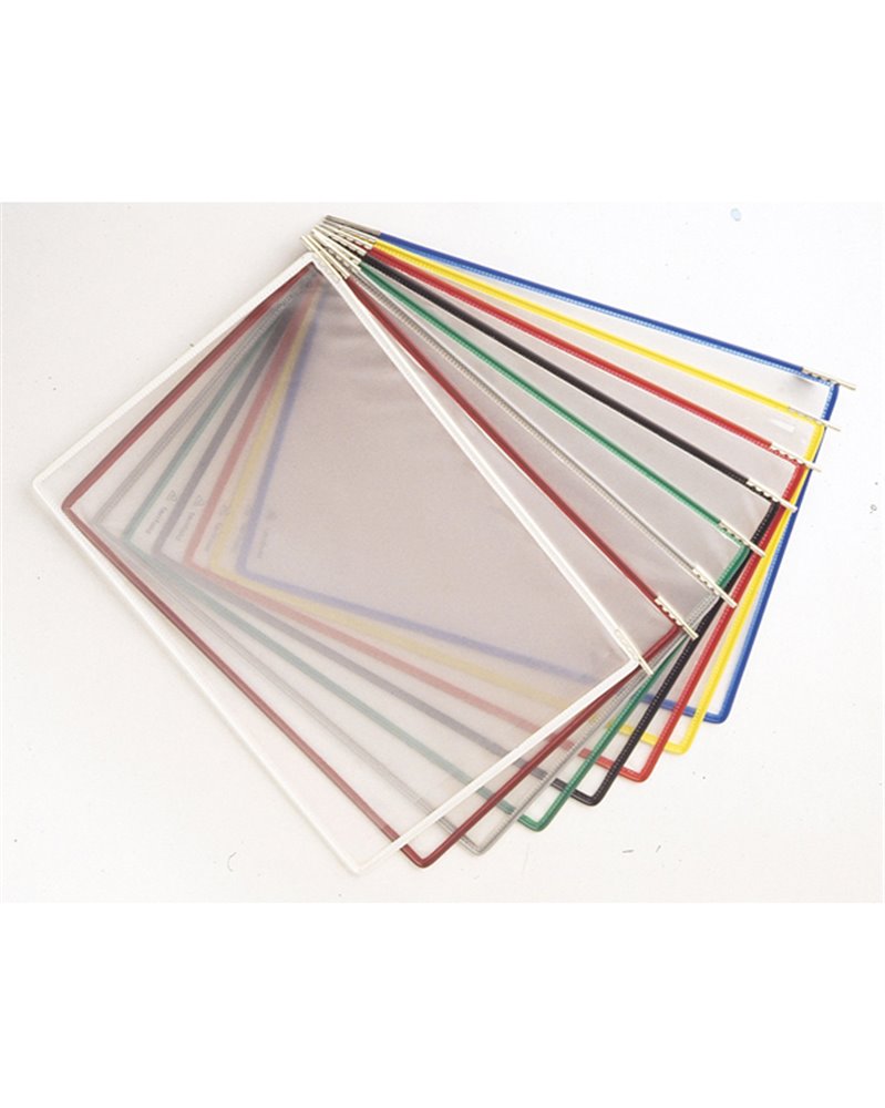 SET 10 TASCHE A4 ASSORTITE X LEGGIO TARIFOLD