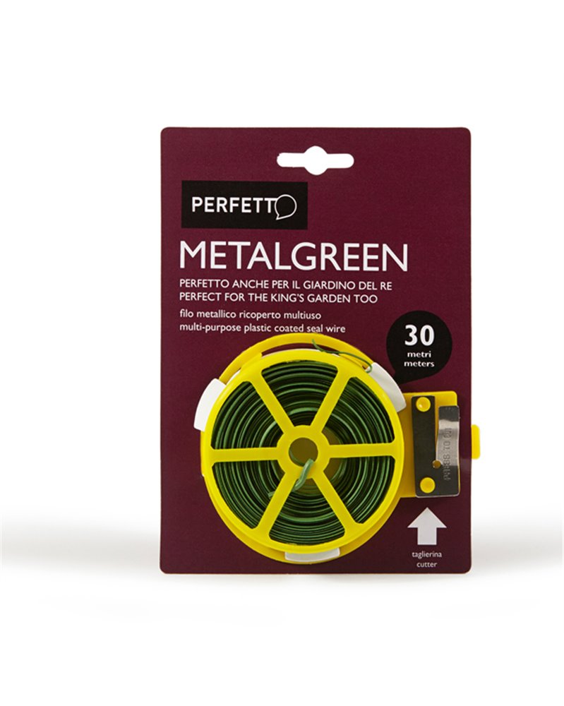 FILO IN METALLO RICOPERTO MULTIUSO METALGREEN 30mt PERFETTO