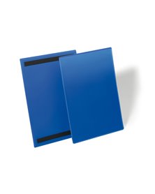 50 buste identificazione magnetiche 210x297mm (A4-VERT.) art.1744 Blu DURABLE