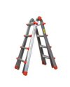 SCALA TELESCOPICA ALLUMINIO 8+8 GRADINI Squadra