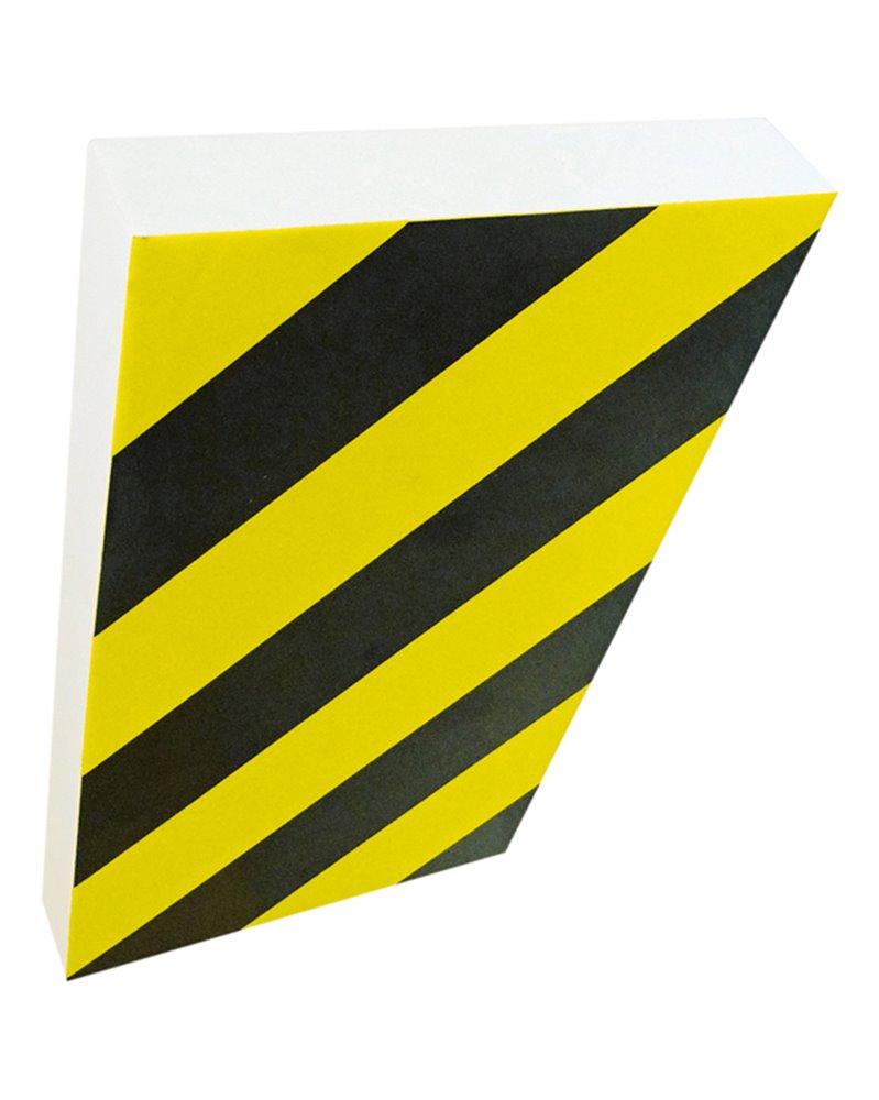 PARACOLPI a FOGLIO in GOMMA NBR L100 x H150cm Giallo/Nero