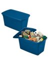 Contenitore multiuso ToteBox 82,4x50,5x44cm Blu Terry