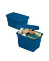 Contenitore multiuso ToteBox 61,3x47x40cm Blu Terry