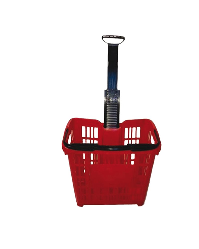 Cesto trolley antiurto 30Lt Rosso Printex
