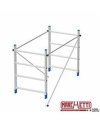 Kit alza top in alluminio 1,00mt (prolunga per trabatello Dinamico)