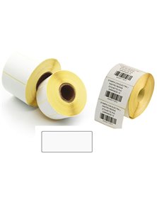 5.000 Etichette Trasf. Termico f.to 40x21mm - 2 piste - Printex