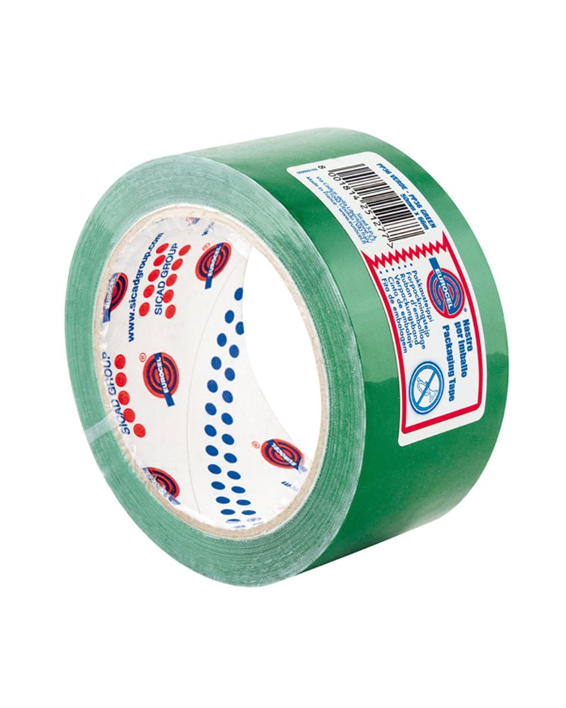 Nastro adesivo 50mm x 66m Verde PP36NN Eurocel
