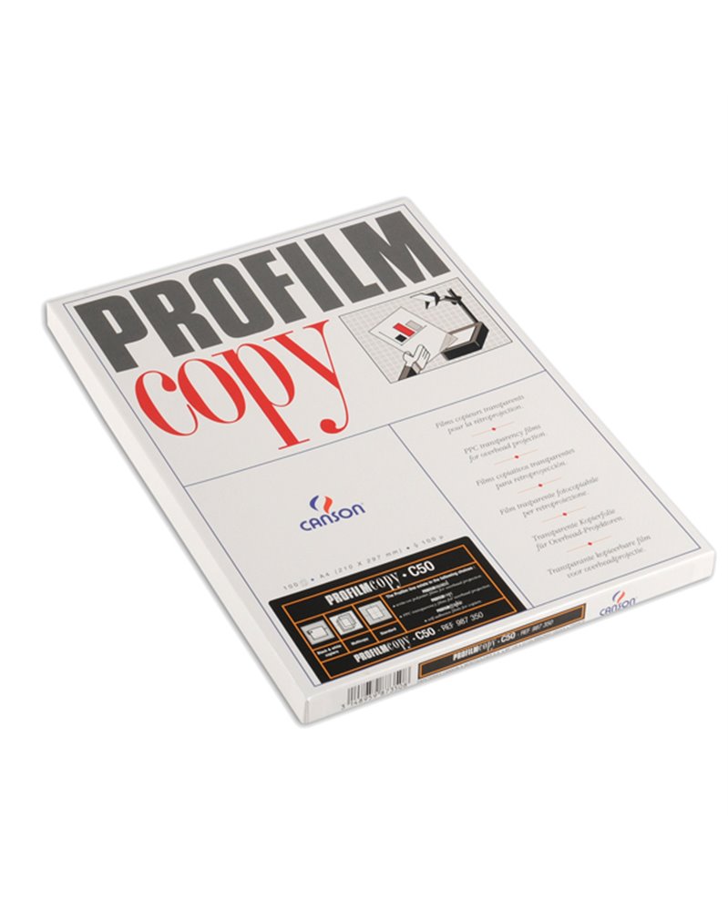 LUCIDI C50 A4 100FG PROFILMCOPY FOTOCOPIE B/N S/RETROFOGLIO CANSON LUCIDI C50 A4 100FG PROFILMCOPY FOTOCOPIE B/N S/RETROFOGLIO CANSON