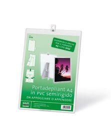 PORTADEPLIANT A4 IN PVC SEMIRIGIDO