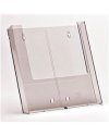 PORTA DEPLIANT A4 DA PARETE TRASPARENTE W230