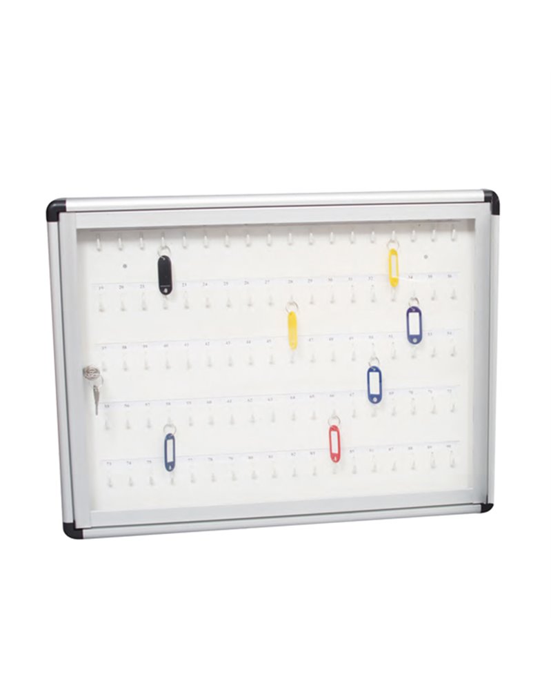 BACHECA MURALE PORTACHIAVI 45X60 - 90 POSTI