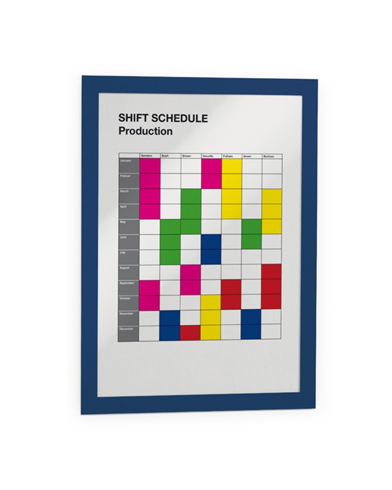 CORNICE MAGNETICA DURAFRAME A4 21X29,7cm BLU DURABLE CORNICE MAGNETICA DURAFRAME A4 21X29,7cm BLU DURABLE