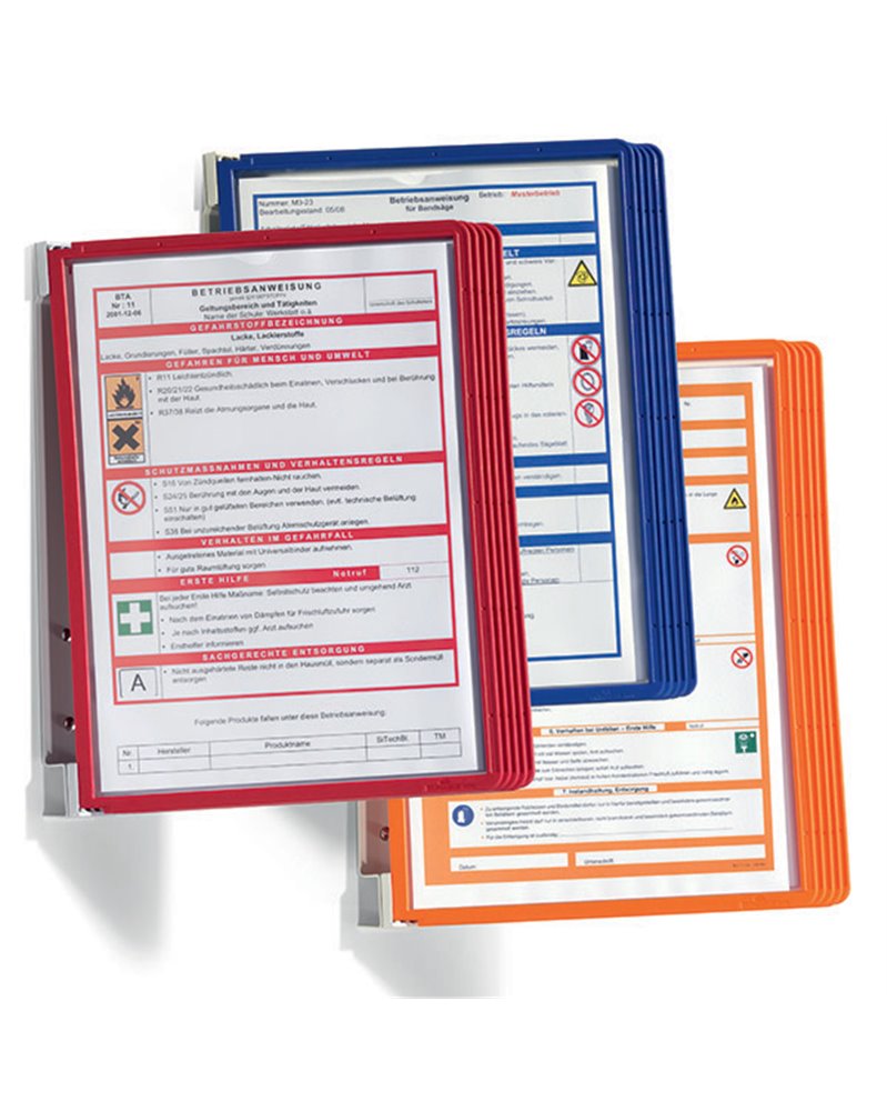 LEGGIO DA MURO VARIO WALL 5 - 5 pannelli ARANCIONE DURABLE LEGGIO DA MURO VARIO WALL 5 - 5 pannelli ARANCIONE DURABLE