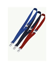 10 CORDONCINI PORTABADGE 20mm BLU DURABLE