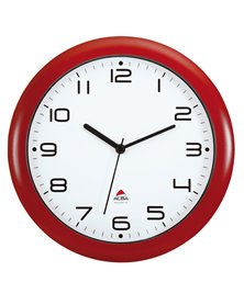 OROLOGIO DA PARETE HORNEW Ã˜30cm ROSSO Alba