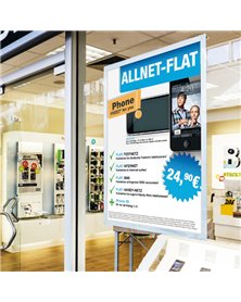 DURAFRAME Poster 50x70cm ARGENTO DURABLE