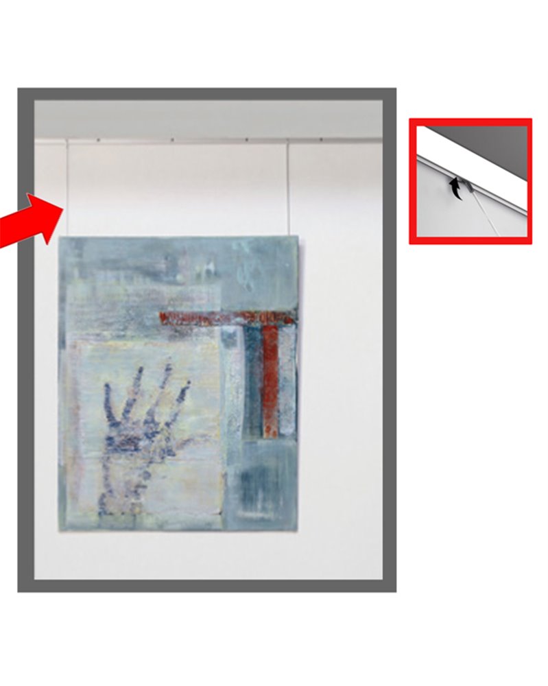 CAVO in NYLON 150cm per SISTEMA APPENDI QUADRI Arte System