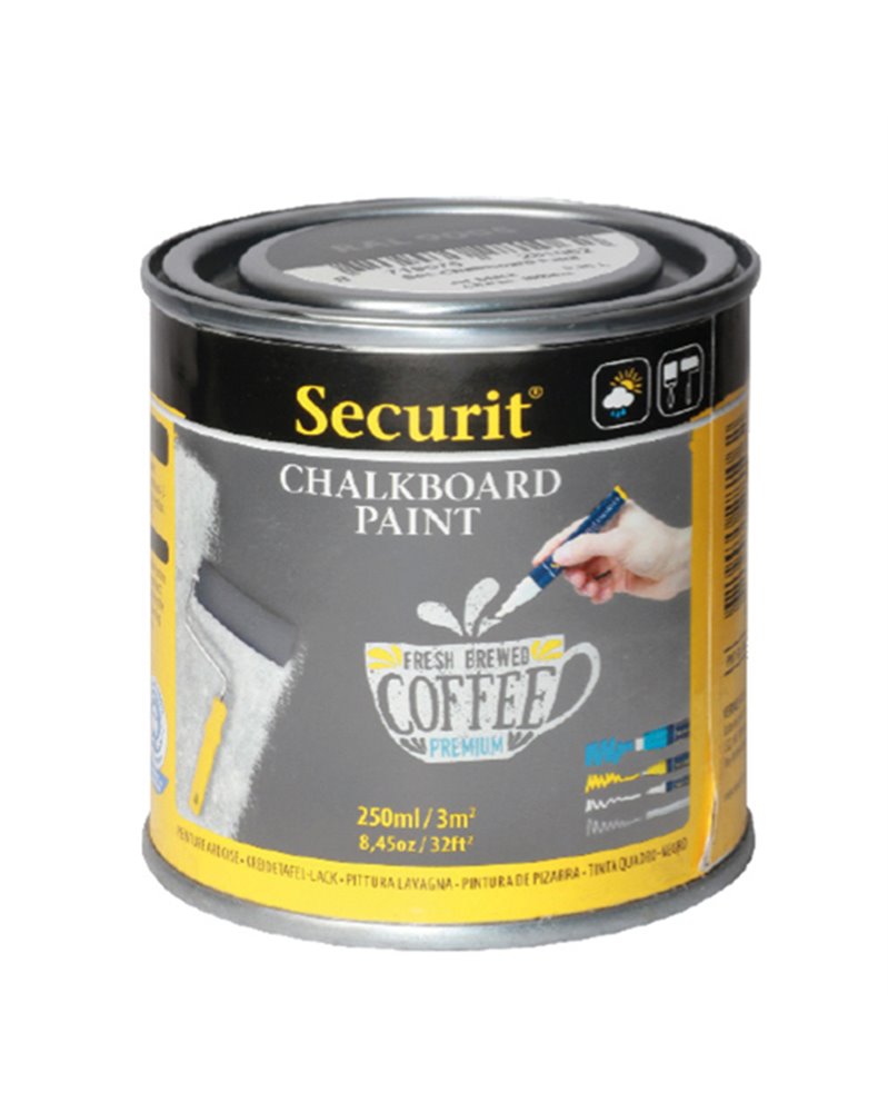 PITTURA LAVAGNA GRIGIO 250ml (5mq) Securit