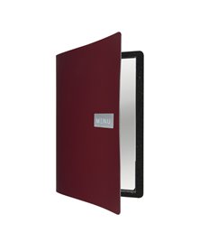 PORTA MENU' A4-24x33cm BORDEAUX Royal con 1 INSERTO DOPPIO