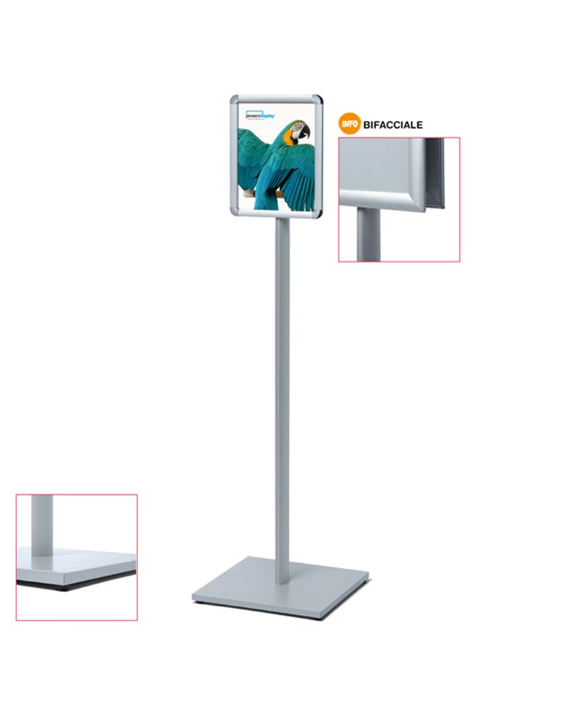 Display Catching Pole Standard A4 Bifacciale